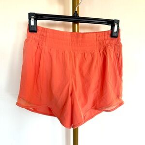 Women's lululemon athletica Orange Athletic Shorts| Size 4